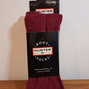 Brand New Hunter Boot Long Wool Sock - Red - Size 9/11